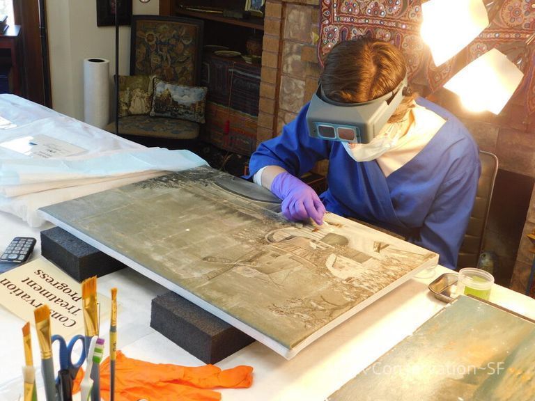 20th Century Landscape in Winter - Image 104