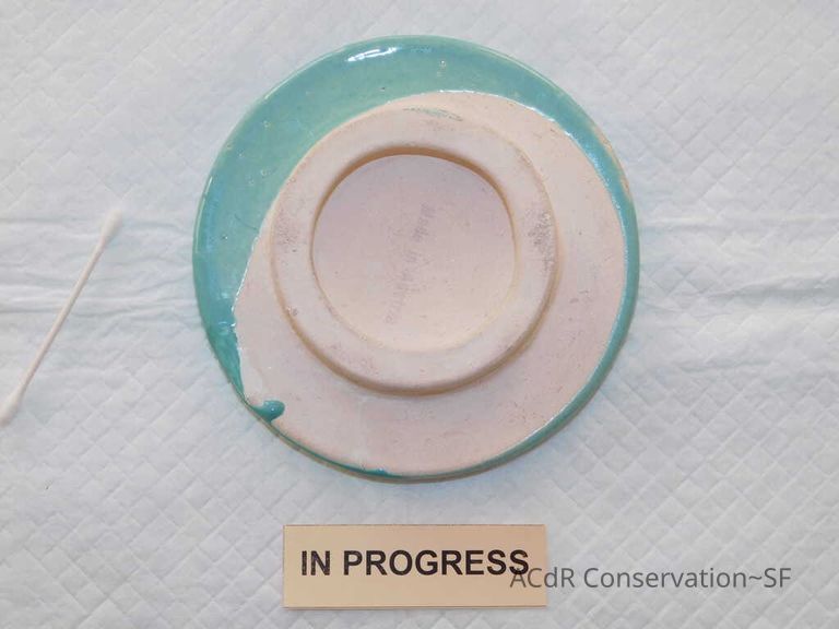 Pale mint blue ceramic plaque - Image 55