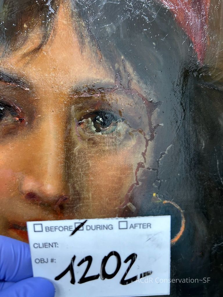 Woman with Red Bandana - Image 5