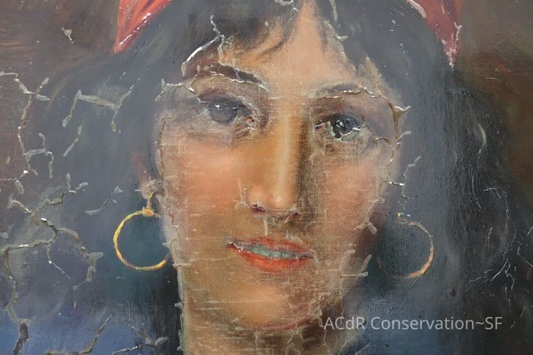 Woman with Red Bandana - Image 6