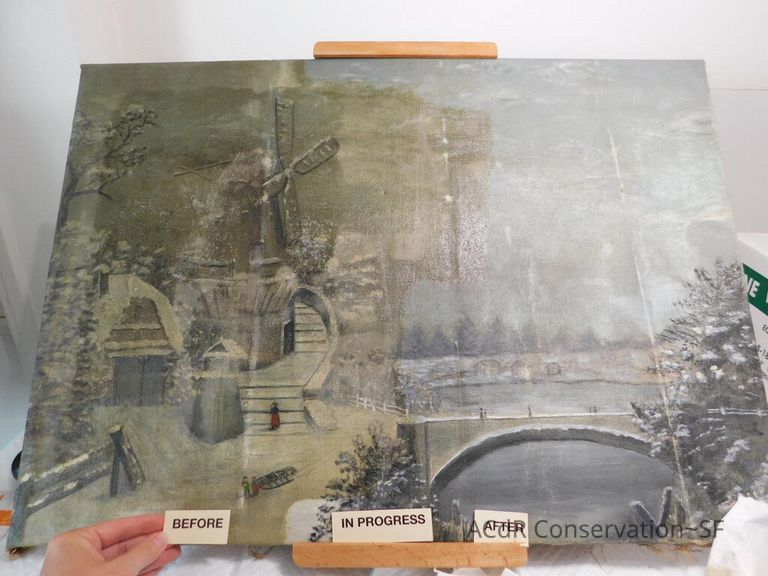 20th Century Landscape in Winter - Image 48