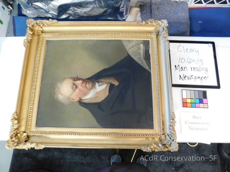          Man Reading Newspaper picture number 1
