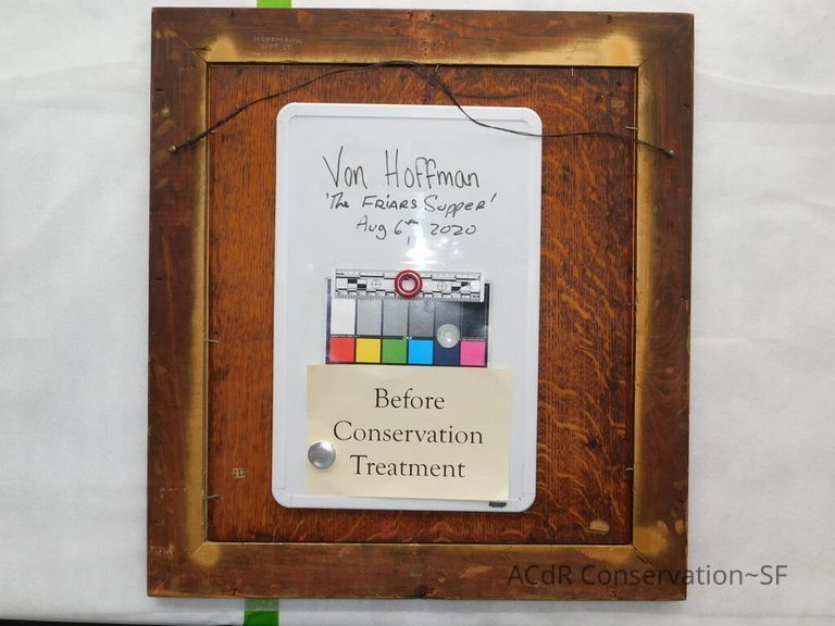 "The Friar's Supper" painting - Image 3