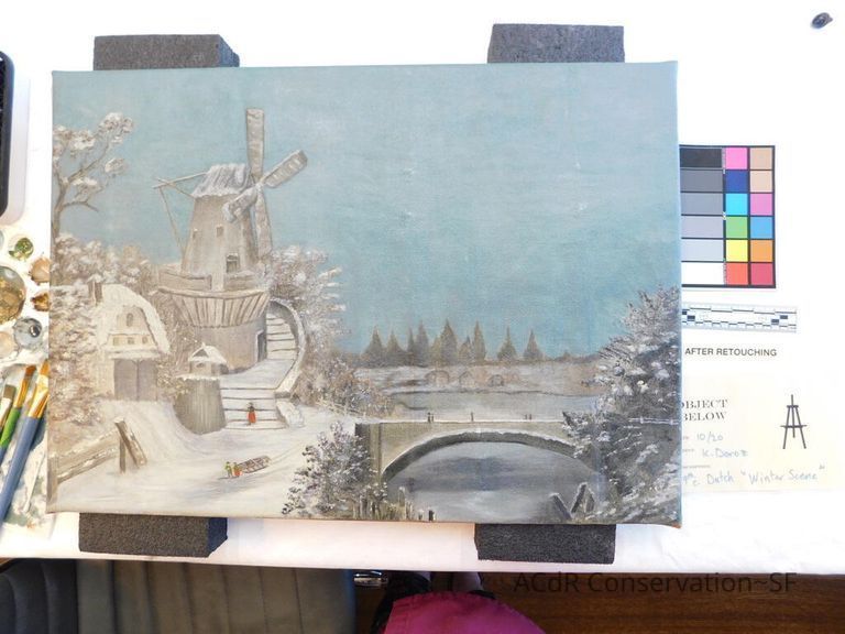 20th Century Landscape in Winter - Image 143