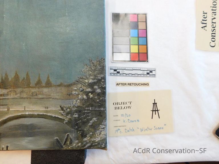 20th Century Landscape in Winter - Image 132