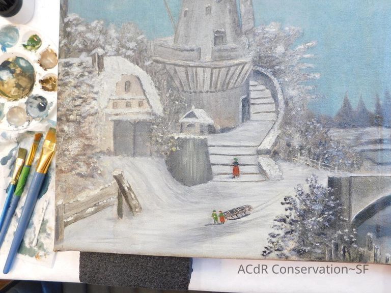 20th Century Landscape in Winter - Image 140