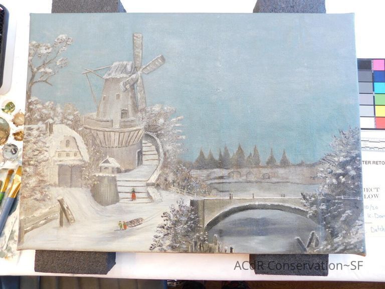 20th Century Landscape in Winter - Image 144