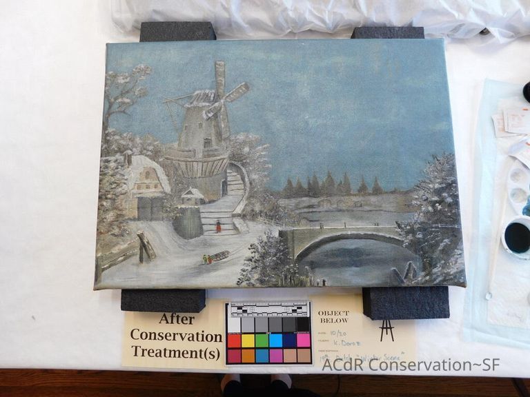 20th Century Landscape in Winter - Image 172