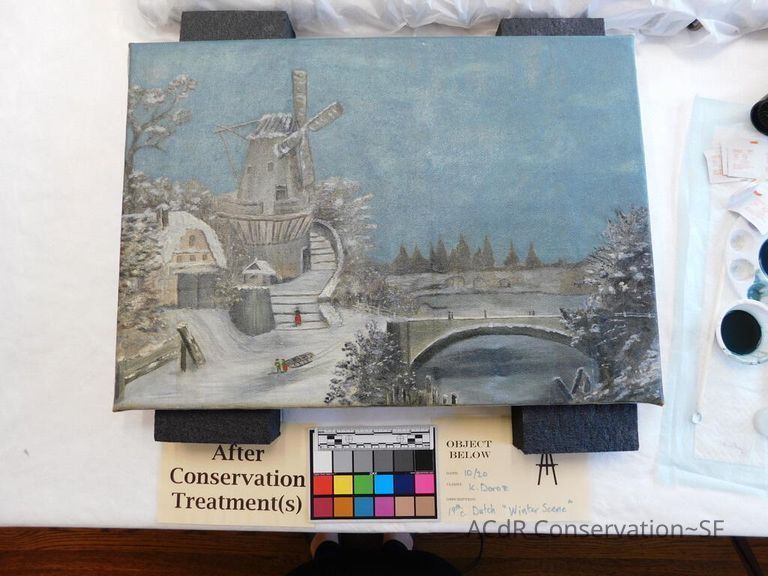 20th Century Landscape in Winter - Image 173