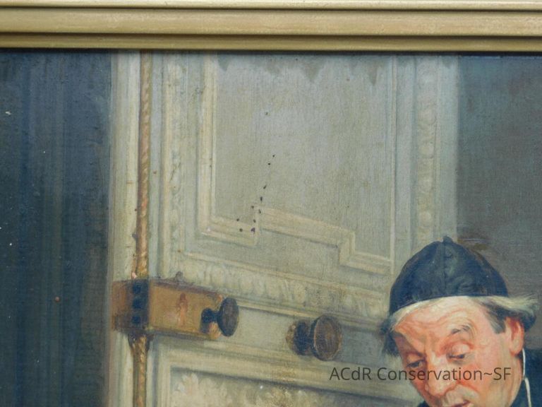 "The Friar's Supper" painting - Image 10