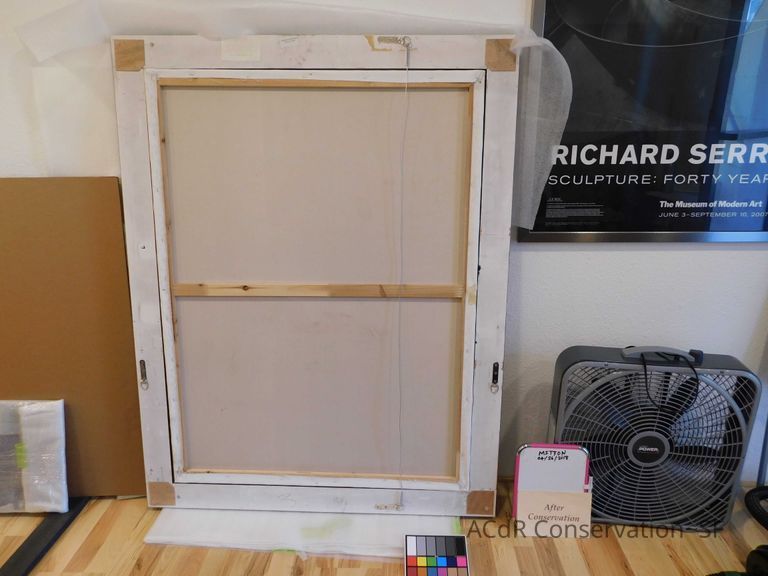 Woman in blue dress with raised arms - Image 4