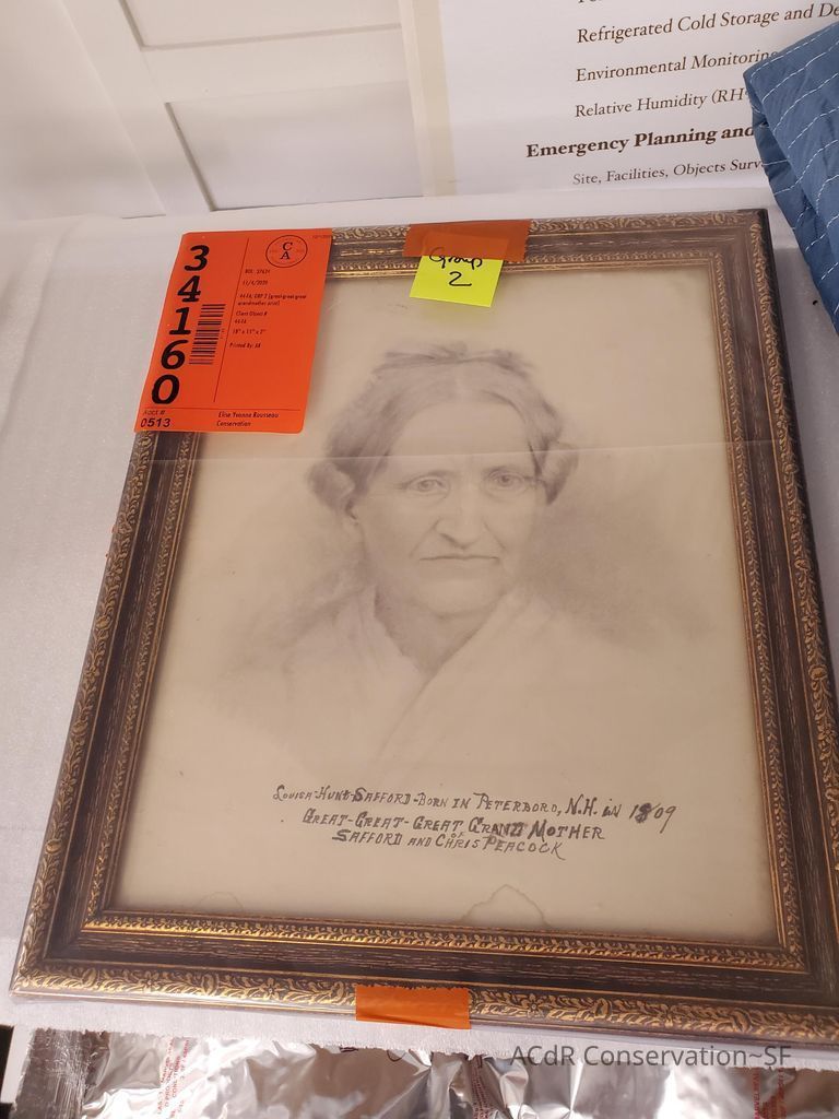          B&W Portrait of a Great Great Great Grandmother, 1809 picture number 1
