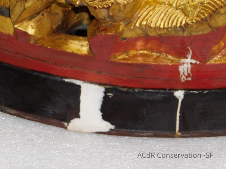 Large Round Chinese woodcarving - Image 33