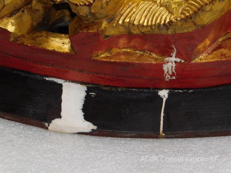 Large Round Chinese woodcarving - Image 34