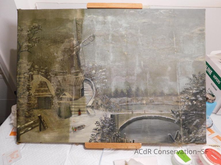 20th Century Landscape in Winter - Image 51