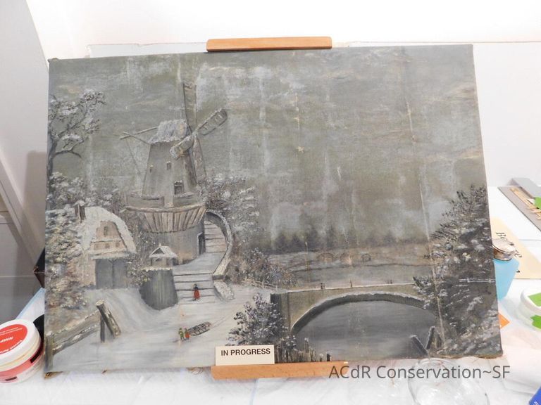 20th Century Landscape in Winter - Image 60