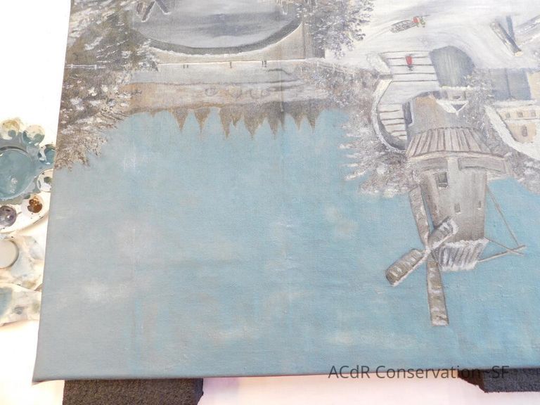 20th Century Landscape in Winter - Image 167