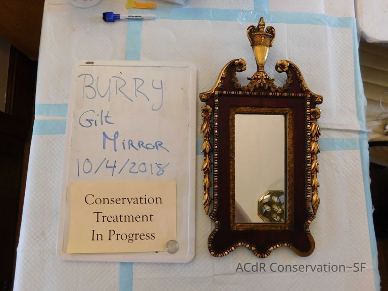 Mirror with Gilded Frame - Image 4