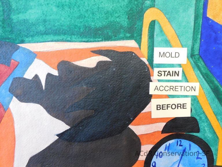 Gouache painting Jacob Lawrence 1943 - Image 5