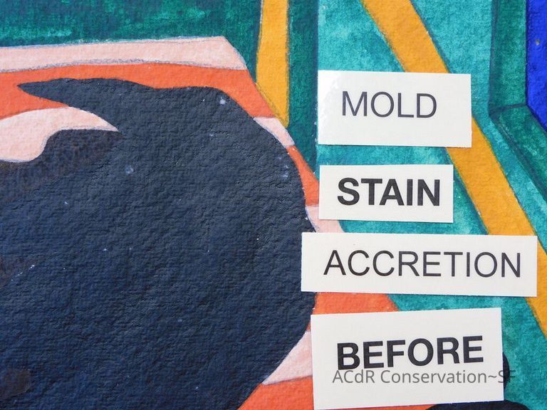 Gouache painting Jacob Lawrence 1943 - Image 7