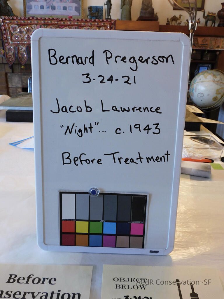 Gouache painting Jacob Lawrence 1943 - Image 20