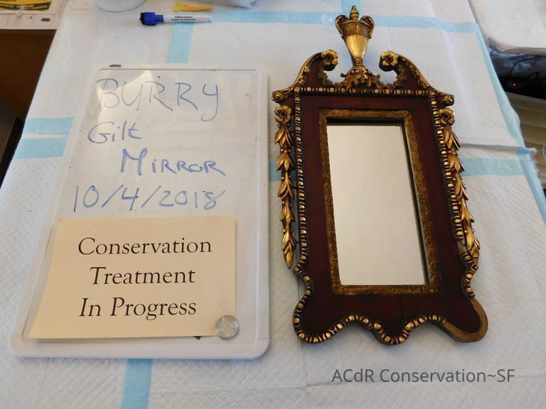 Mirror with Gilded Frame - Image 5