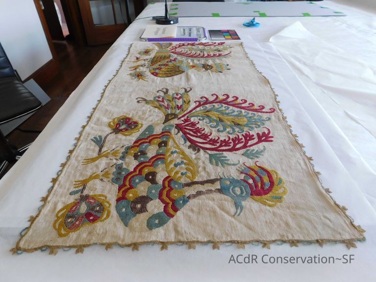 Skyros Hoopoe Birds Embroidered Panel - Image 28