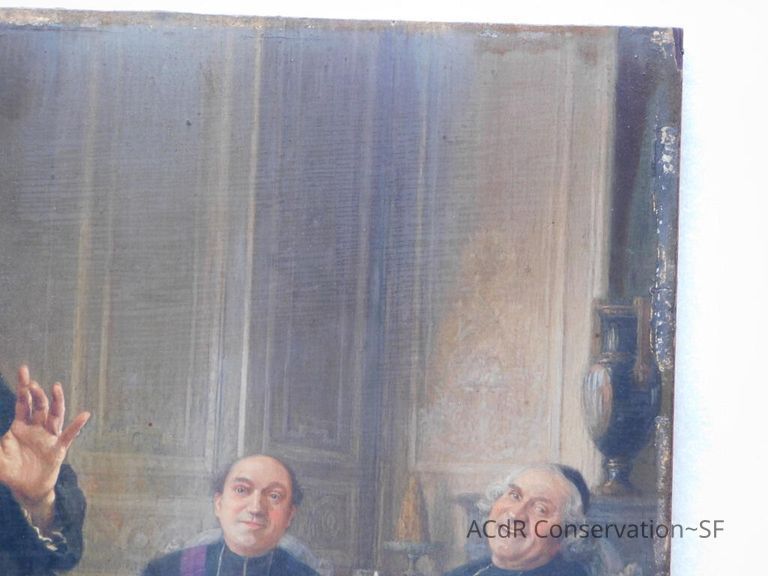 "The Friar's Supper" painting - Image 37