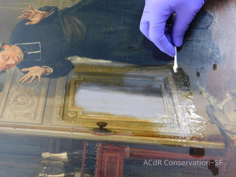 "The Friar's Supper" painting - Image 43