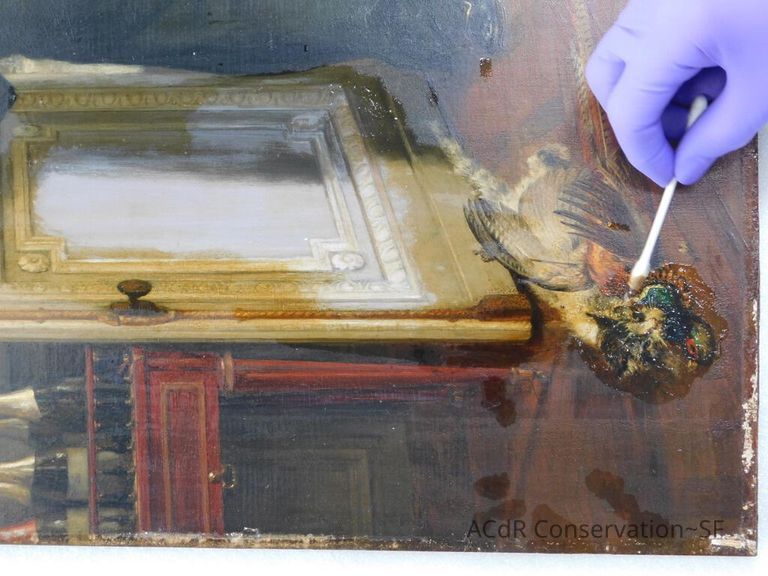 "The Friar's Supper" painting - Image 44