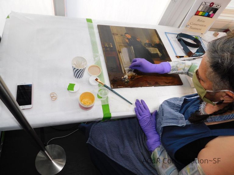 "The Friar's Supper" painting - Image 52