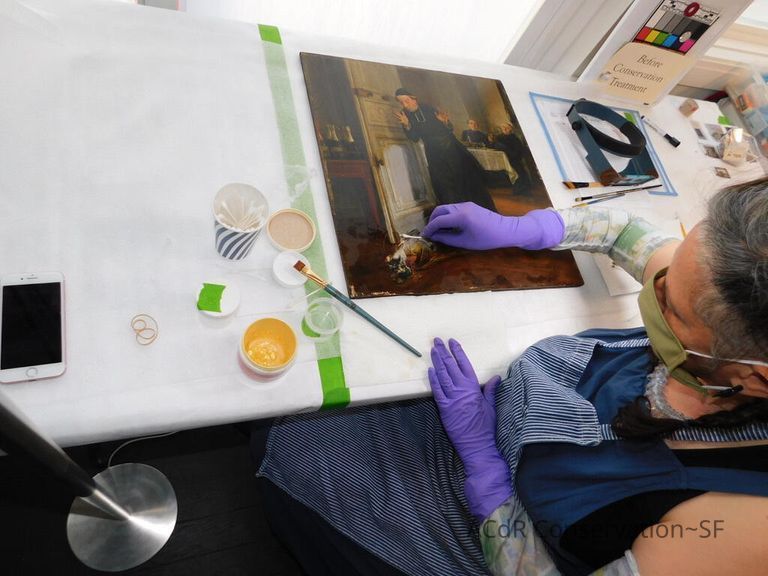 "The Friar's Supper" painting - Image 53