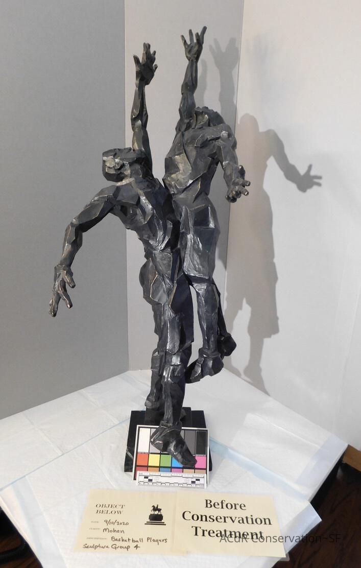          Basketball Players/Two Figures Reaching picture number 1
