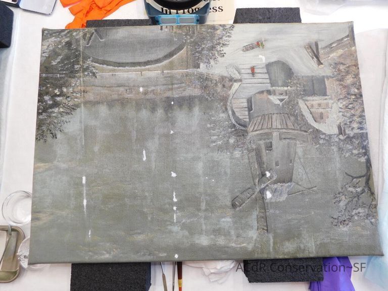 20th Century Landscape in Winter - Image 107