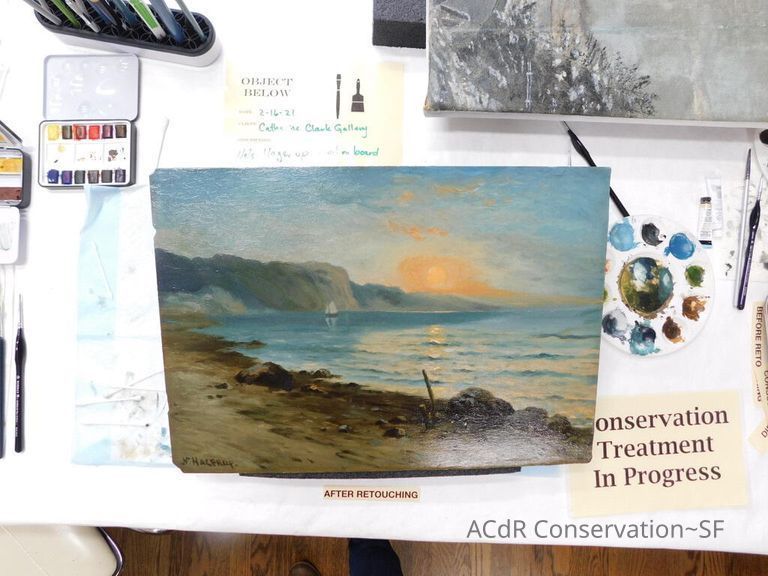 Seascape by Nels Hagerup painting - Image 226