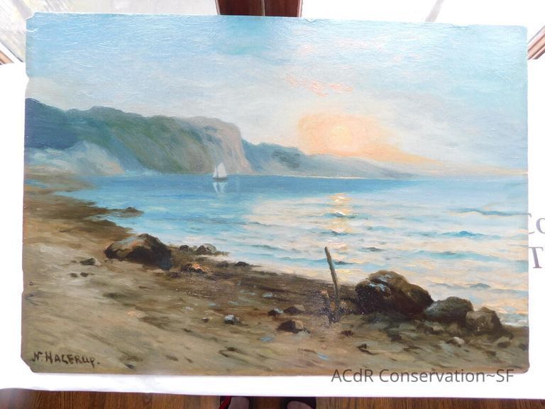 Seascape by Nels Hagerup painting - Image 230