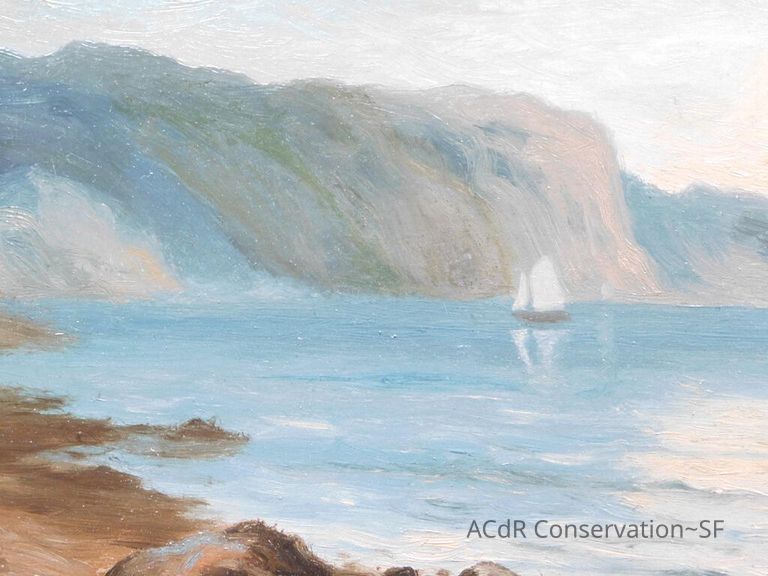 Seascape by Nels Hagerup painting - Image 232