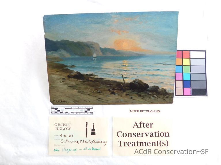 Seascape by Nels Hagerup painting - Image 242