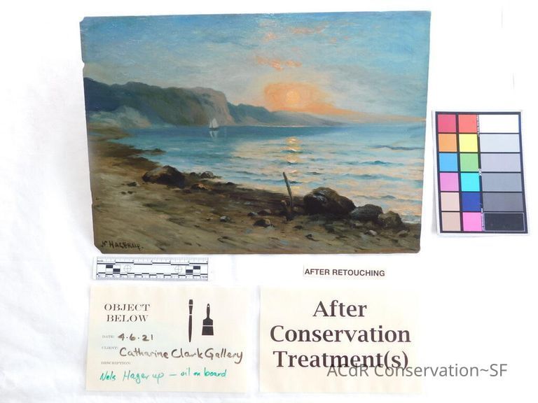 Seascape by Nels Hagerup painting - Image 243