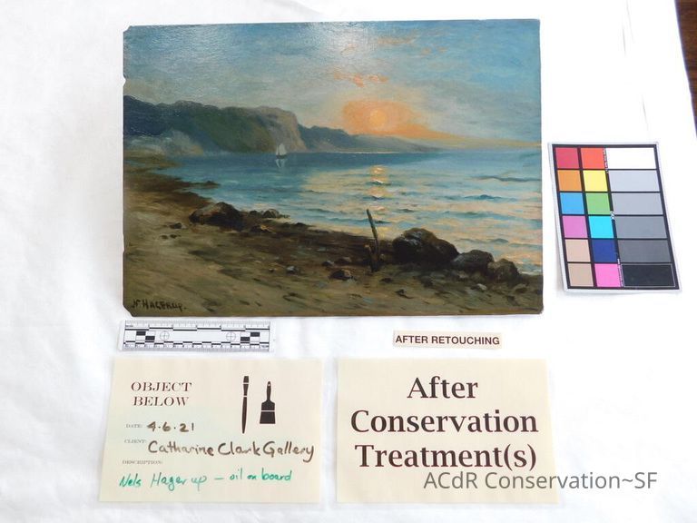 Seascape by Nels Hagerup painting - Image 245