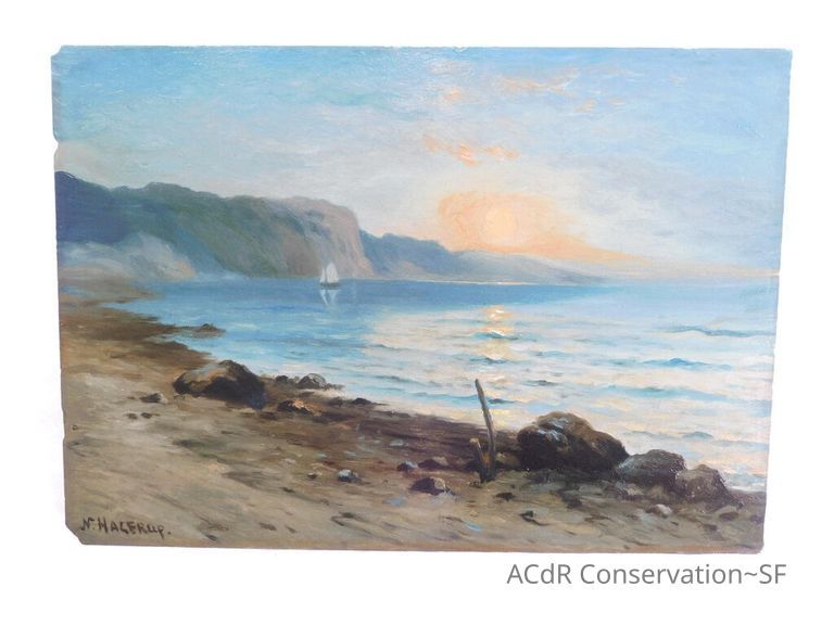 Seascape by Nels Hagerup painting - Image 246