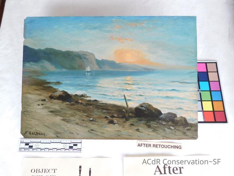 Seascape by Nels Hagerup painting - Image 254