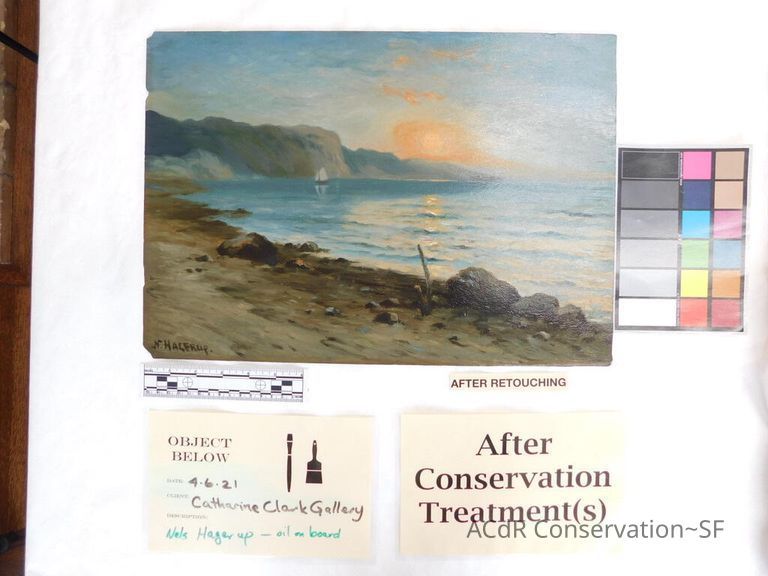 Seascape by Nels Hagerup painting - Image 257