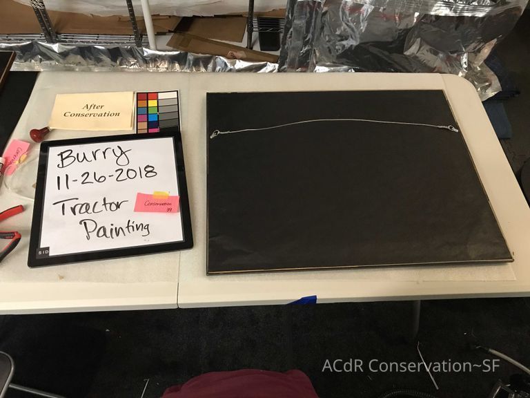 “Noon Break” Tractor painting - Image 5