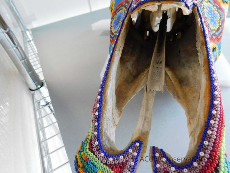 Mexican Beaded Skull - Image 13
