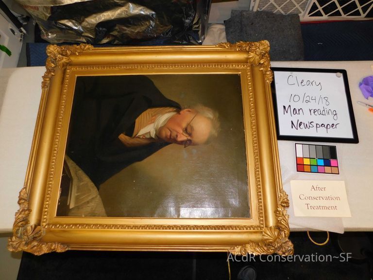 Man Reading Newspaper - Image 9