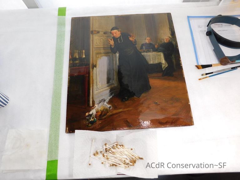 "The Friar's Supper" painting - Image 56