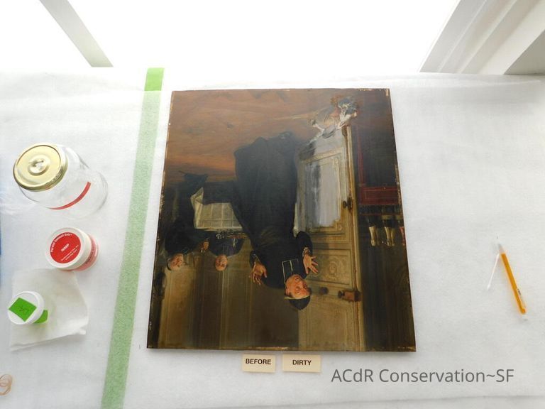 "The Friar's Supper" painting - Image 61