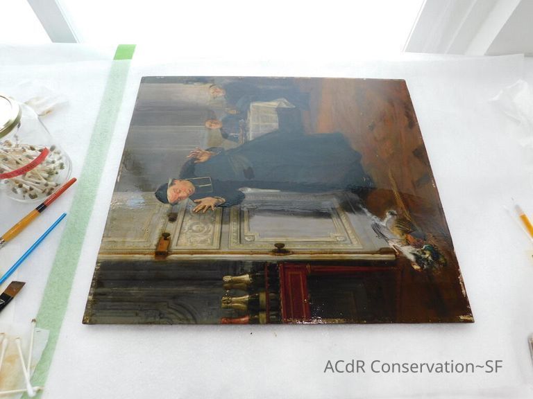 "The Friar's Supper" painting - Image 72