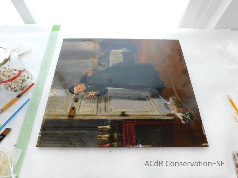 "The Friar's Supper" painting - Image 73